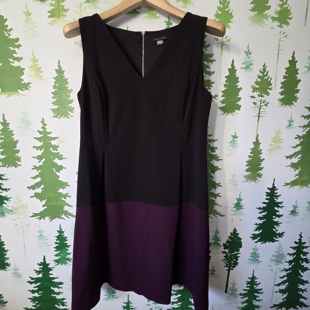 Tommy Hilfiger Black and Purple Dress